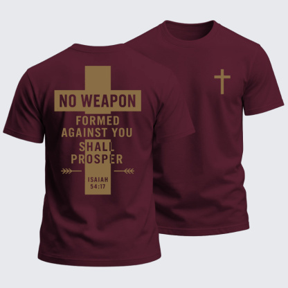 Heavyweight Cotton Tee - Isaiah 54:17