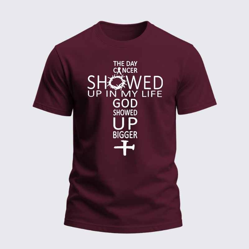 Heavyweight Cotton Tee - The Day Cancer Appeared in My Life