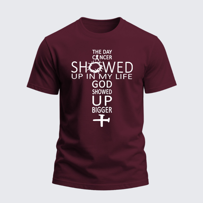 Heavyweight Cotton Tee - The Day Cancer Appeared in My Life