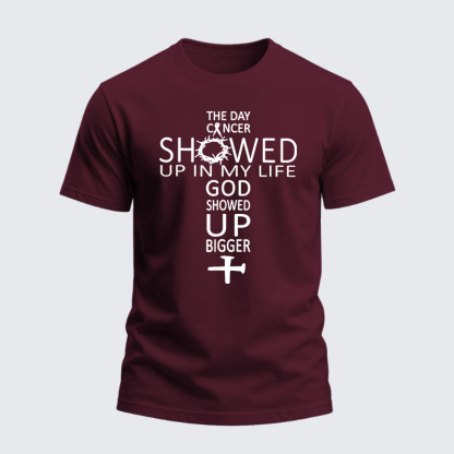 Heavyweight Cotton Tee - The Day Cancer Appeared in My Life
