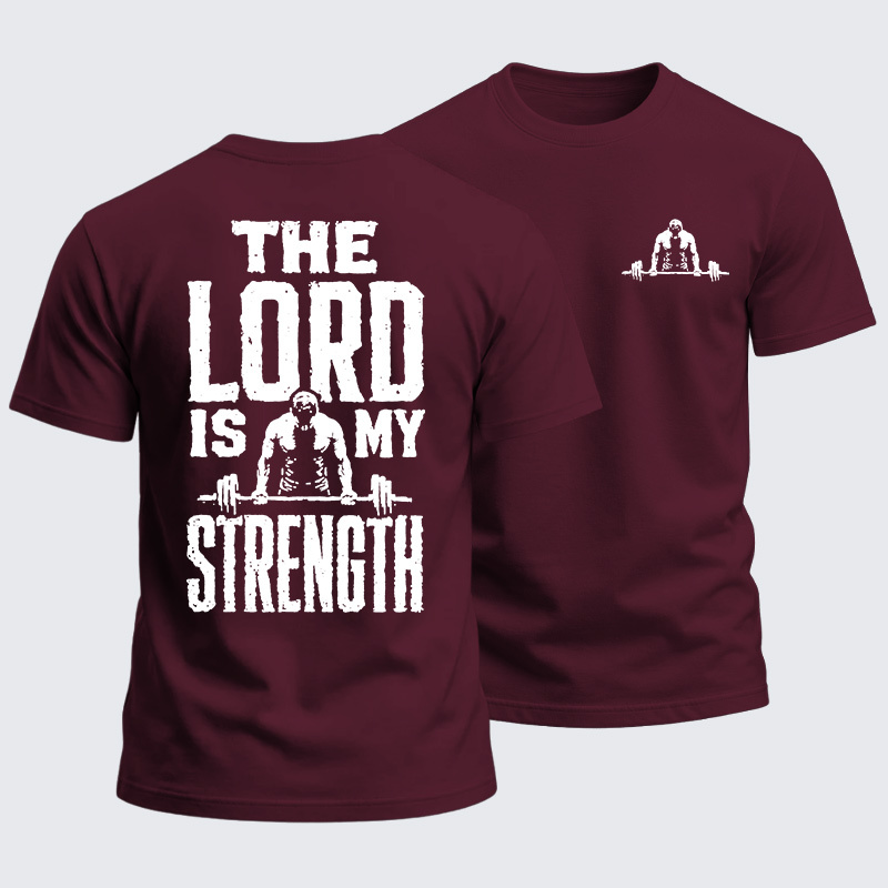 Heavyweight Cotton Tee - Lord Is My Strength