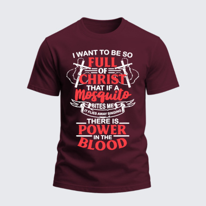 Heavyweight Cotton Tee - Power In The Blood