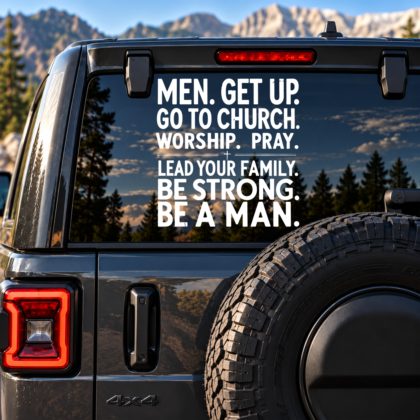 Car & Truck Vinyl Decals - Christ Is King