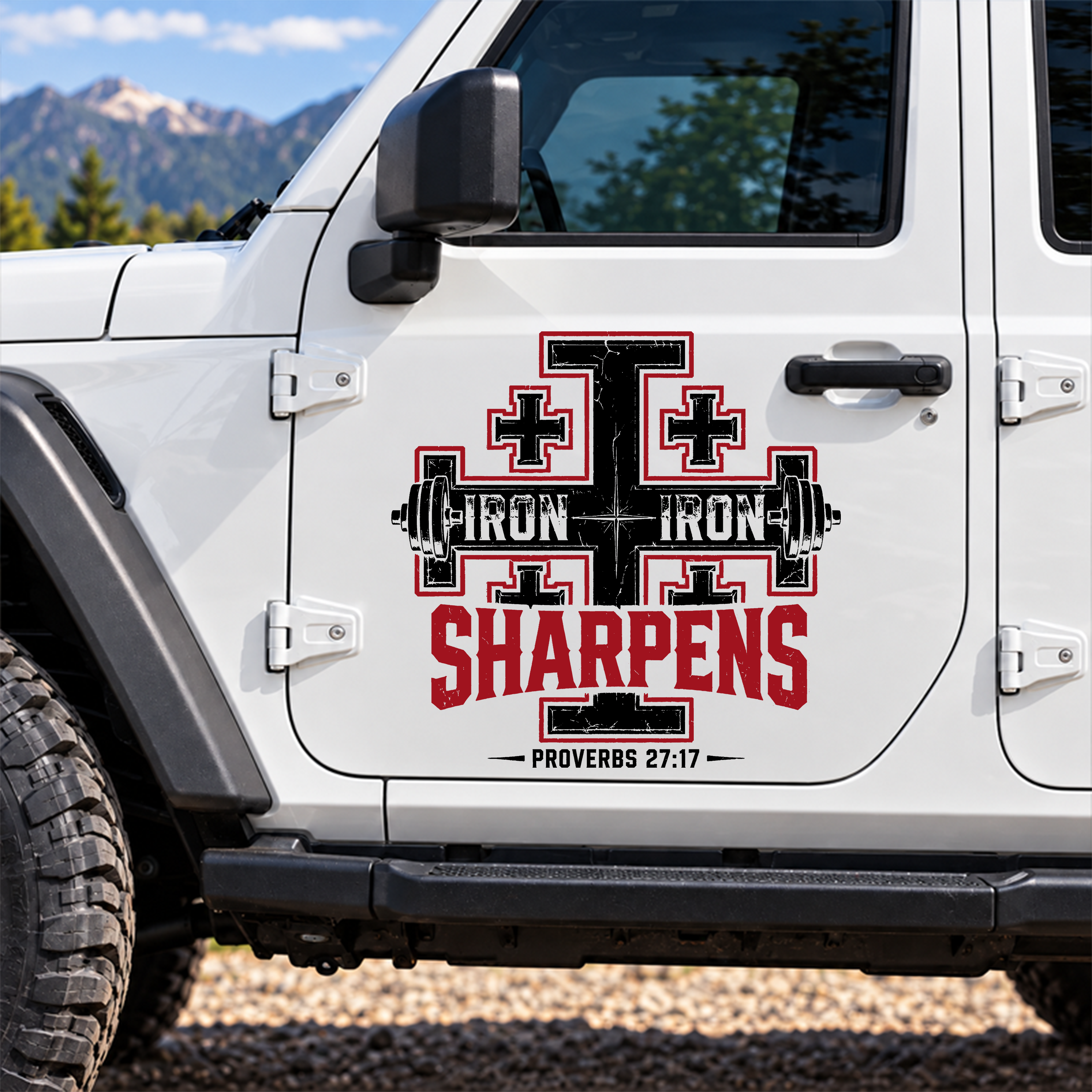 Car & Truck Vinyl Decals   -  Iron Sharpens Iron