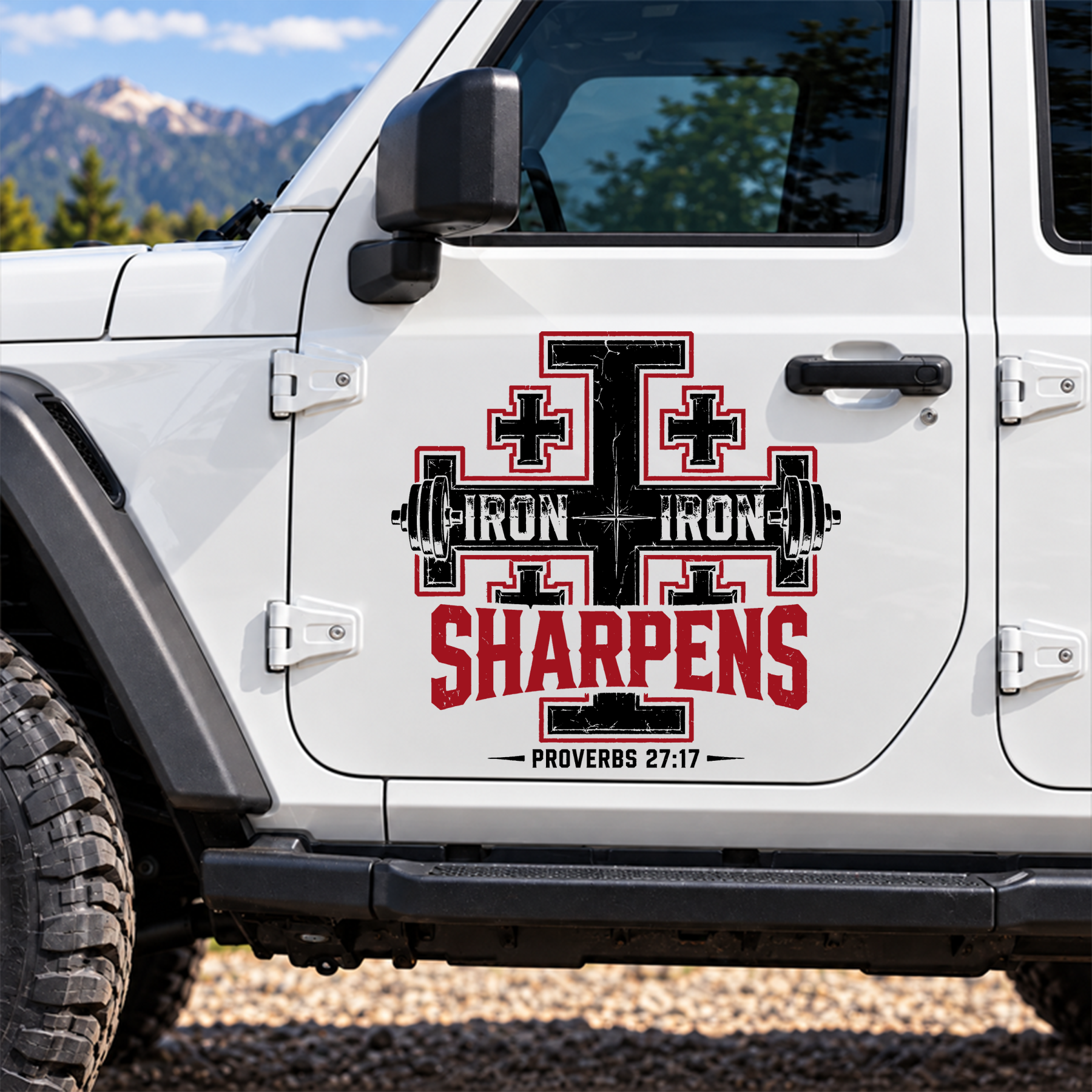 Car & Truck Vinyl Decals   -  Iron Sharpens Iron