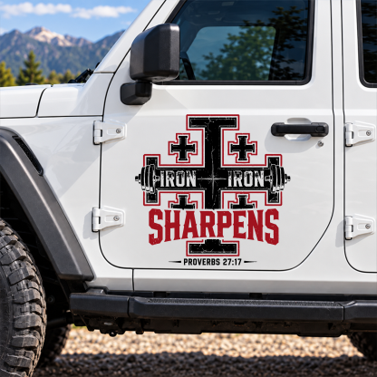 Car & Truck Vinyl Decals   -  Iron Sharpens Iron