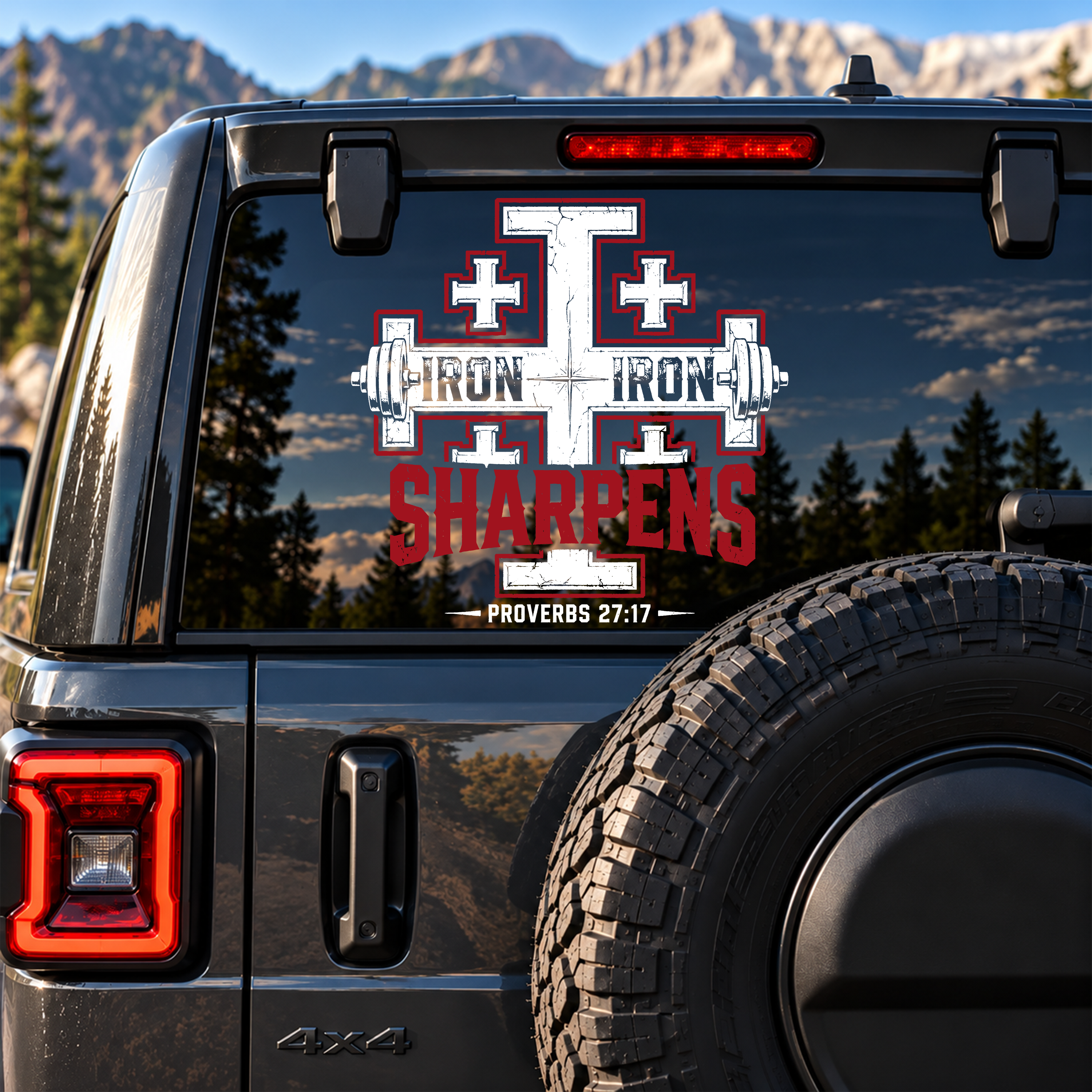 Car & Truck Vinyl Decals   -  Iron Sharpens Iron
