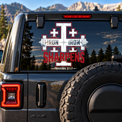 Car & Truck Vinyl Decals   -  Iron Sharpens Iron
