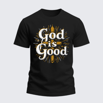 Heavyweight Cotton Tee - God Is Good