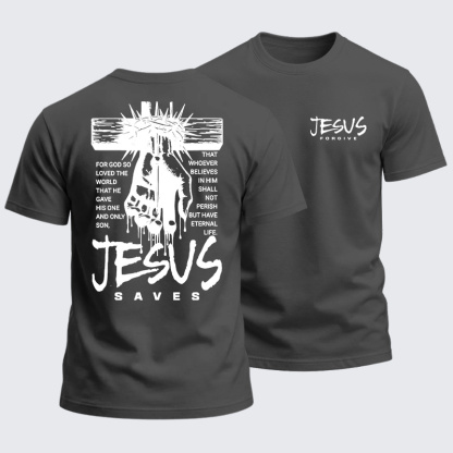 [Copy]Heavyweight Cotton Tee - Jesus Forgive