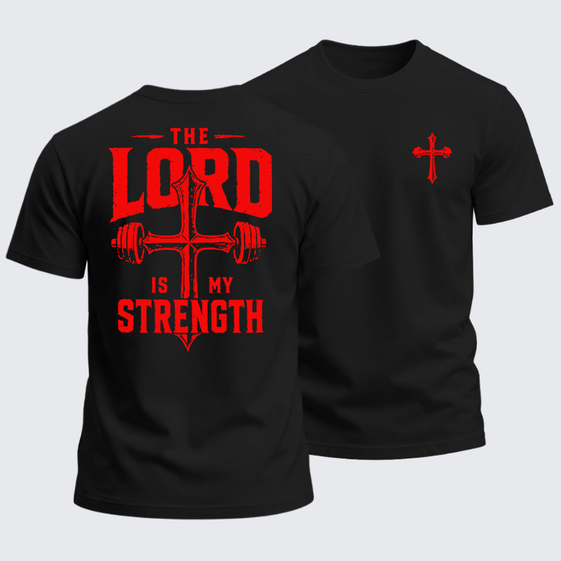 Man Of God Husband Dad Jesus God Christian Cotton T-Shirt