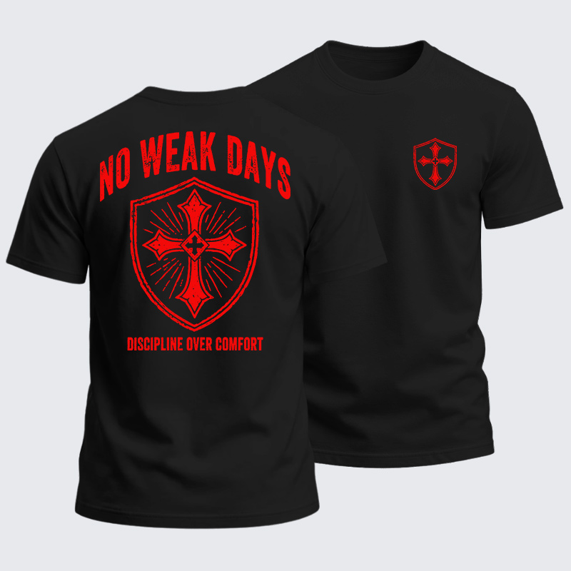 Man Of God Husband Dad Jesus God Christian Cotton T-Shirt