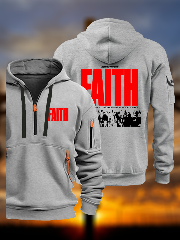 Faith Jesus God Christian Zipper Hoodies