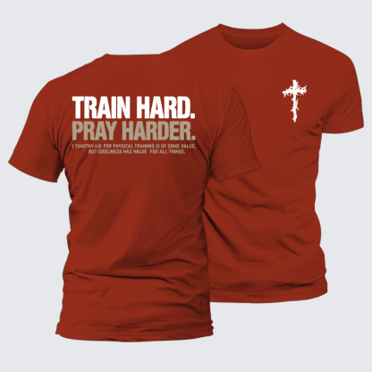 Faith Jesus God Christian Premium Mercerized Cotton Tee