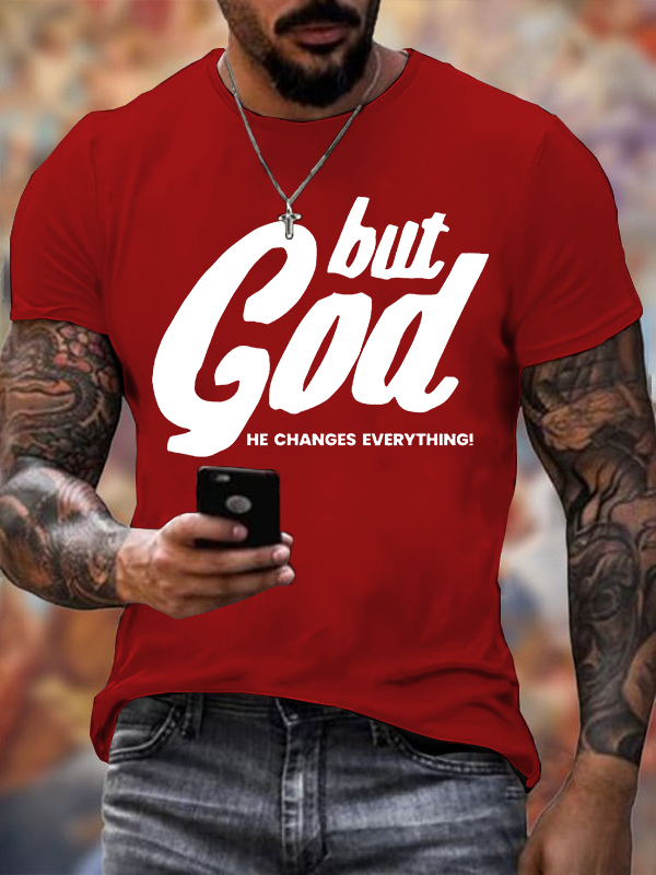 But God Jesus God Christian Cotton T-Shirt
