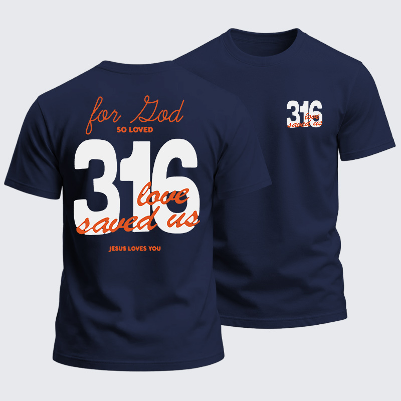 Heavyweight Cotton Tee - John 3:16