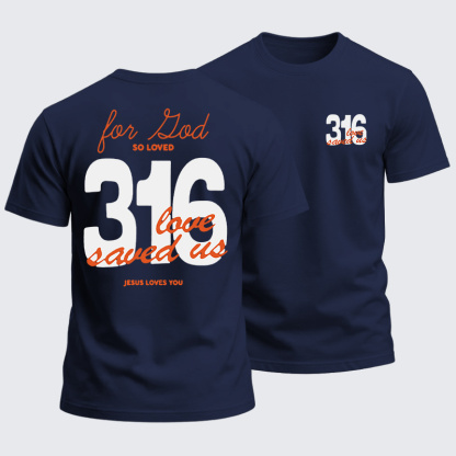 Heavyweight Cotton Tee - John 3:16