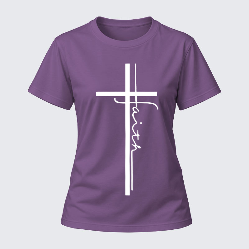 Women's T-shirts – Faith Cross Christian Cotton T-Shirt