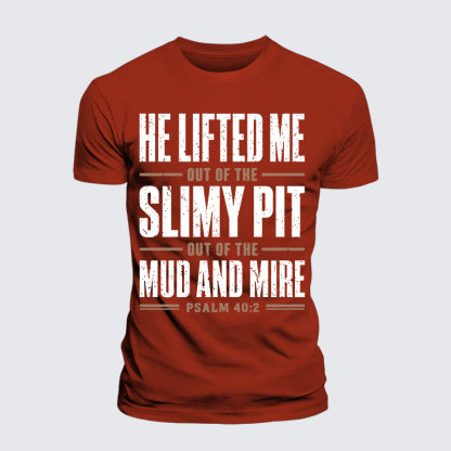 Lifted By Grace Jesus God Christian Premium Mercerized Cotton Tee