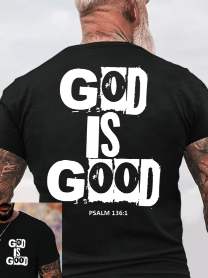 God Is Good Jesus God Christian Cotton T-Shirt