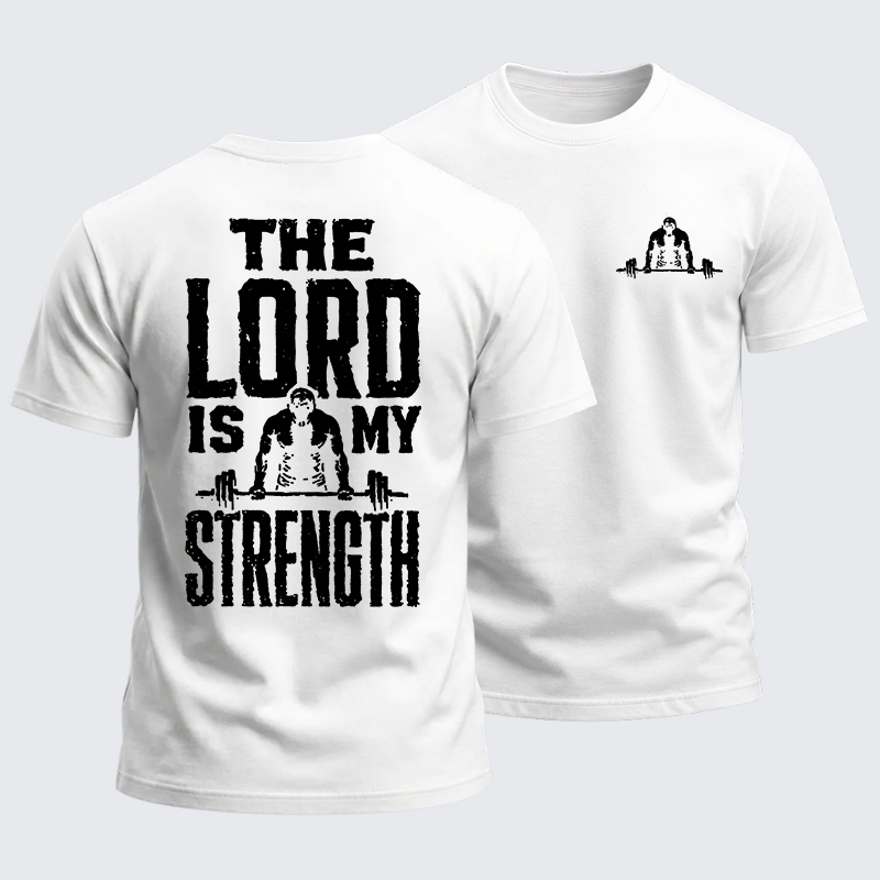 Heavyweight Cotton Tee - Lord Is My Strength