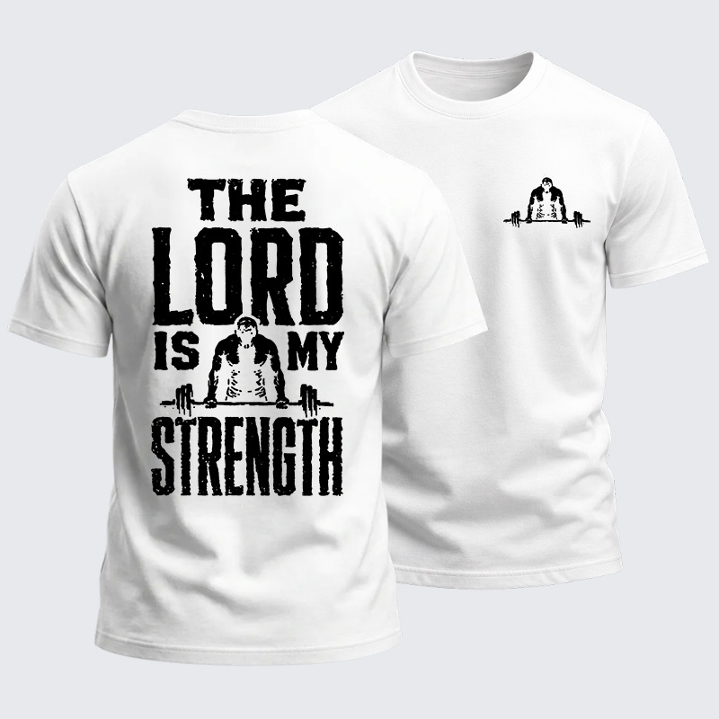 Heavyweight Cotton Tee - Lord Is My Strength