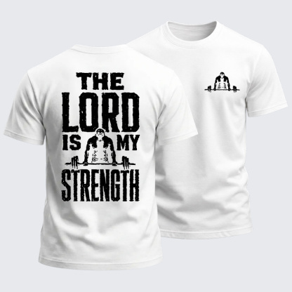 Heavyweight Cotton Tee - Lord Is My Strength