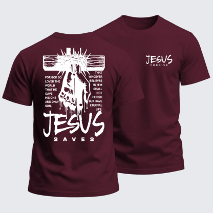 [Copy]Heavyweight Cotton Tee - Jesus Forgive
