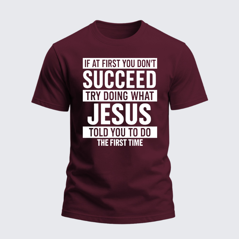 Heavyweight Cotton Tee - Do What Jesus Said