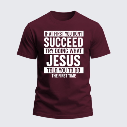 Heavyweight Cotton Tee - Do What Jesus Said