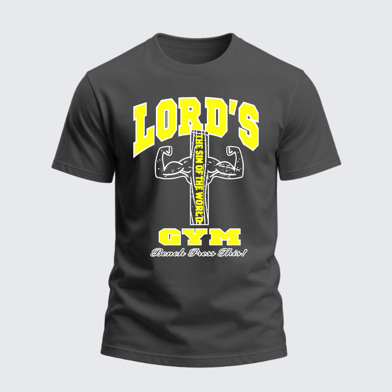Heavyweight Cotton Tee - Lord's Gym