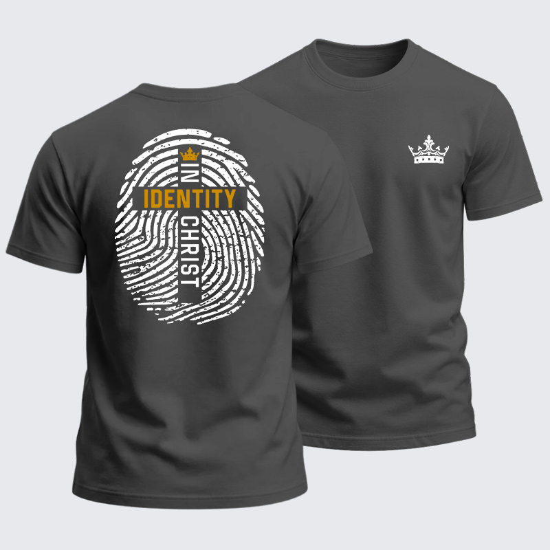 Heavyweight Cotton Tee - Identify In Christ
