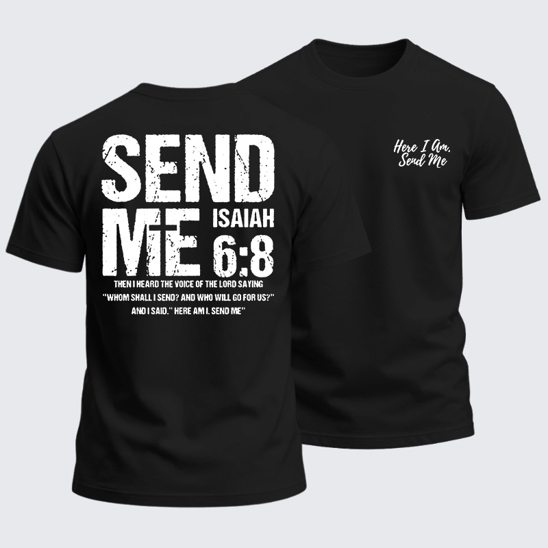 Heavyweight Cotton Tee - Send Me