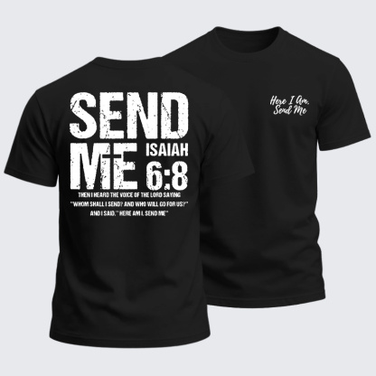 Heavyweight Cotton Tee - Send Me