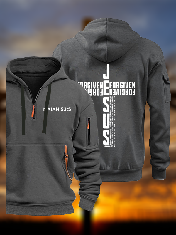 Jesus Forgiven Jesus God Christian Zipper Hoodies