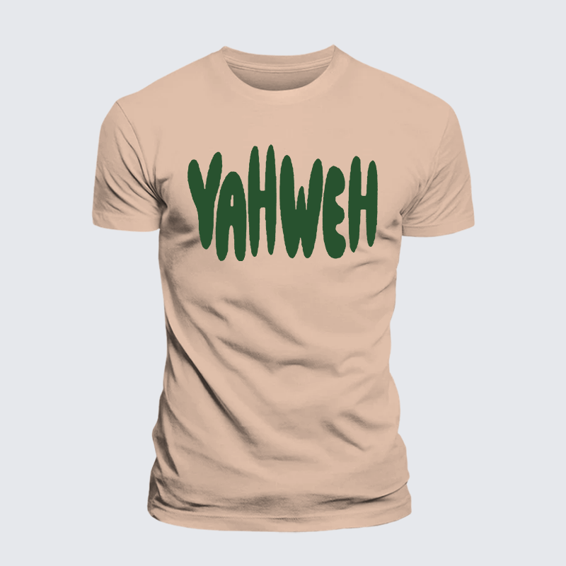 YAHWEH Jesus God Christian Premium Mercerized Cotton Tee