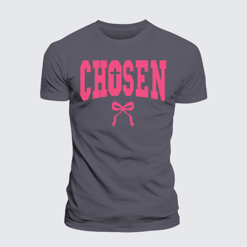 Chosen Jesus God Christian Premium Mercerized Cotton Tee