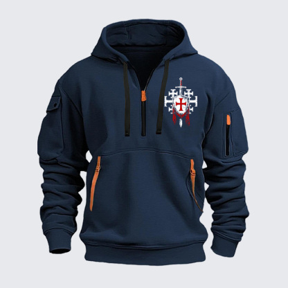 Zipper Hoodies - Deus Vult: God Wills It 