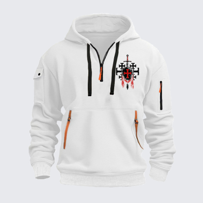 Zipper Hoodies - Deus Vult: God Wills It 