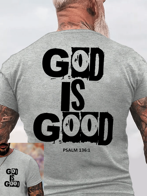 God Is Good Jesus God Christian Cotton T-Shirt