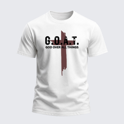 Heavyweight Cotton Tee - Goat God Over All Things