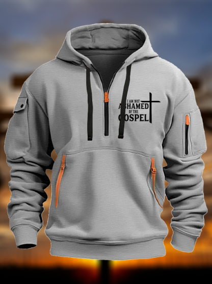 I Am Not Ashamed Of The Gospel Jesus God Christian Zipper Hoodies