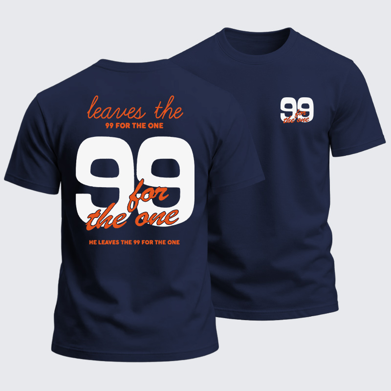 Heavyweight Cotton Tee - Leaves The 99 For The One