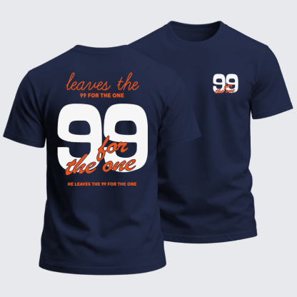Heavyweight Cotton Tee - Leaves The 99 For The One