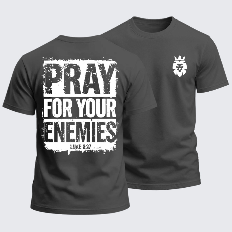 Heavyweight Cotton Tee - Pray For Your Enemies