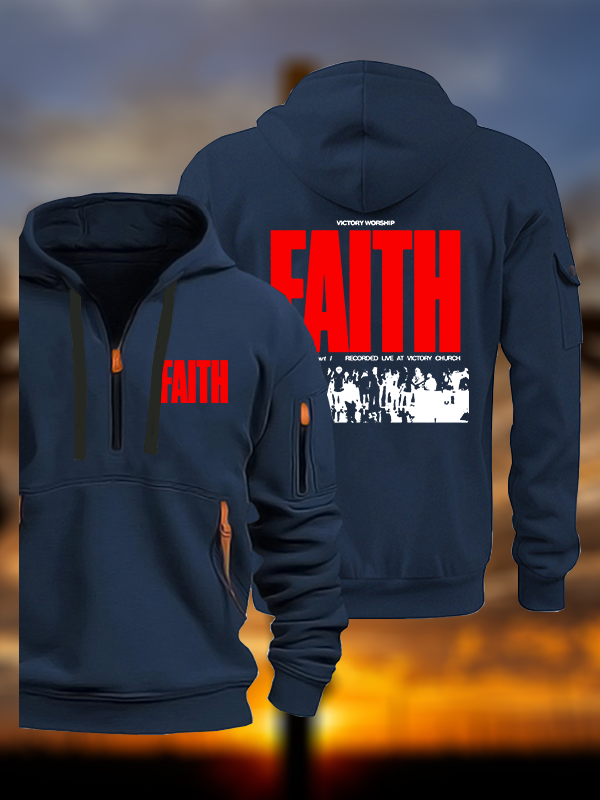 Faith Jesus God Christian Zipper Hoodies