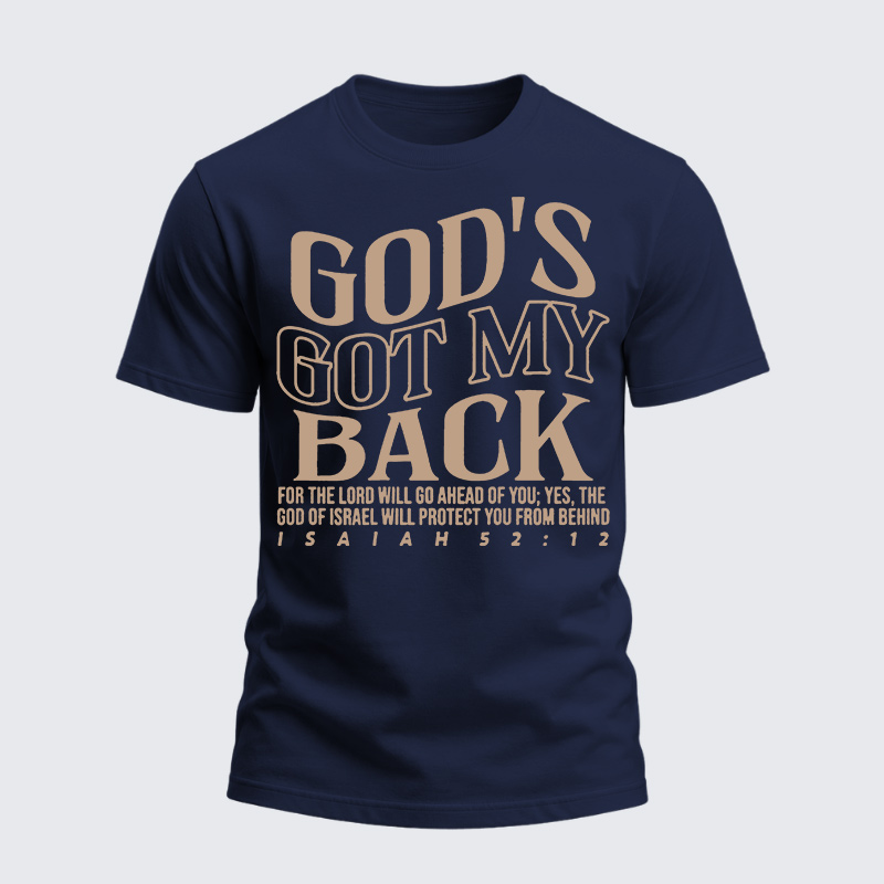 Heavyweight Cotton Tee - God's Got My Back