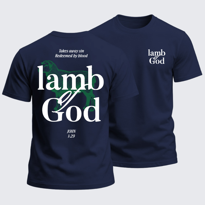 Heavyweight Cotton Tee - Lamb Of God