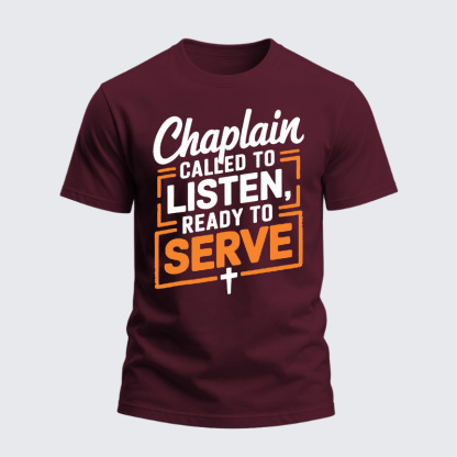 Heavyweight Cotton Tee - Called To Listen Baptism Bible Verse