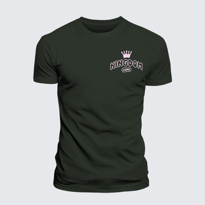 Kimgdom Come Jesus God Christian Premium Mercerized Cotton Tee